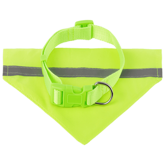 Reflektierendes Hundehalstuch, ohne Werbeanbringung
