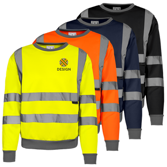 Reflektierendes Warnschutz-Sweatshirt, Farbauswahl