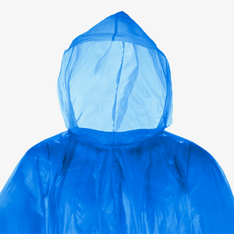 Regenponcho aus Kunststoff im Polybeutel, Poncho