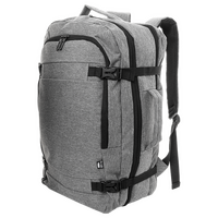 Reiserucksack aus RPET mit Anti-Diebstahltasche, Farbe grau