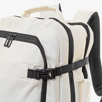 Reiserucksack aus RPET mit Anti-Diebstahltasche, Detail Clip zur Erweiterung