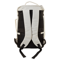 Reiserucksack aus RPET mit Anti-Diebstahltasche, Rückseite