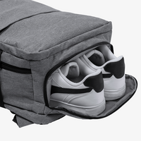 Reiserucksack aus wasserfestem RPET mit Diebstahlschutztasche, Schuhfach