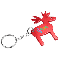 Anhänger Rentier bedruckt Ansicht schräg von oben