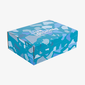 Karton, farbig bedruckt, Muster