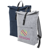 Rolltop-Rucksack aus recyceltem Filz