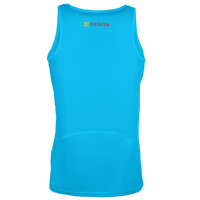 Roly - Herren-Sport-Tanktop, Druck Nacken