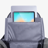 Rucksack aus RPET mit Anti-Diebstahl-Fach, Laptopfach