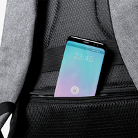 Rucksack aus RPET mit Anti-Diebstahl-Fach, Anit-Diebstahl-Fach