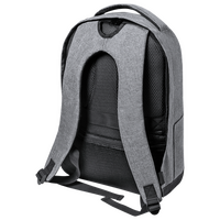 Rucksack aus RPET mit Anti-Diebstahl-Fach, Rückseite