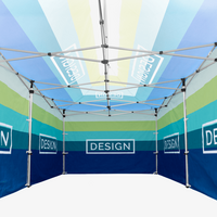 Rückwand für Faltzelt 300 x 600 cm