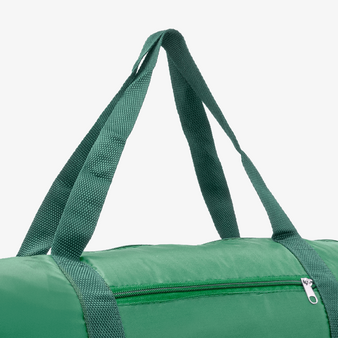 Runde Sporttasche aus RPET, Detail Tragegriffe