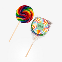 Rund-Lolli, 4/0-farbig einseitig bedruckt