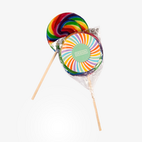 Rund-Lolli, 4/0-farbig einseitig bedruckt