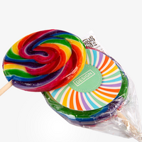 Rund-Lolli, 4/0-farbig einseitig bedruckt