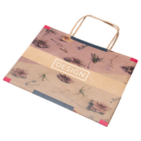 Papiertragetaschen mit Papierkordeln, 25 x 21 x 9 cm, 4/0 farbig + Weißdruck