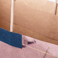 Papiertragetaschen mit Papierkordeln, 32 x 40 x 12 cm, 4/0 farbig + Weißdruck