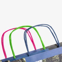 Papiertragetaschen mit Papierkordeln, 32 x 40 x 12 cm, 4/0 farbig