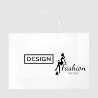 Papiertragetaschen mit Papierkordeln, 34 x 24 x 10 cm, 1/0 farbig