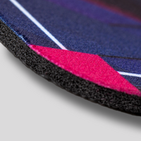 Bedrucktes Textil-Mousepad Detail Ecke