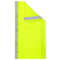 Schlauchschal aus Polyester mit Reflektorstreifen, ohne Werbeanbringung