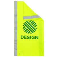 Schlauchschal aus Polyester mit Reflektorstreifen