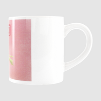 Tasse bedruckt mit Hundebild seitlich