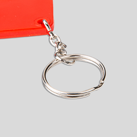 Schlüsselanhänger, farbig bedruckt, rot