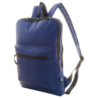 Schmaler Laptop-Rucksack aus wasserdichtem RPET, Farbe Blau
