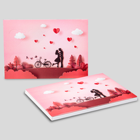 Verpackung, farbig bedruckt, Motiv Herz