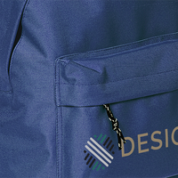 Schulrucksack aus Polyester, 9 l, Detail Tasche