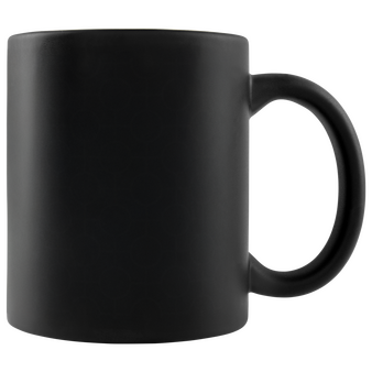 Schwarze Tasse f&uuml;r Lasergravur