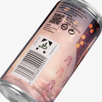 Dose, farbig bedruckt, Motiv, Rueckseite