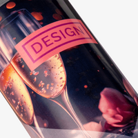 Dose, farbig bedruckt, Motiv, details