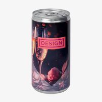 Dose, farbig bedruckt, Motiv