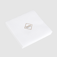 Serviette Airlaid, farbig mit Logo bedruckt, Stapel 