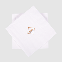 Serviette, farbig bedruckt, liegend