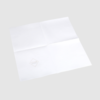 Serviette, farbig bedruckt, liegend