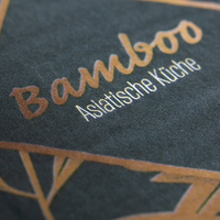 Serviette Tissue,1/4-Falz, vollflächig farbig bedruckt, Detail Druck