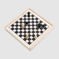 Set mit 4 Geschicklichkeitsspielen, einseitig 1/0 graviert