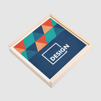 Set mit 4 Geschicklichkeitsspielen, einseitig 4/0 bedruckt