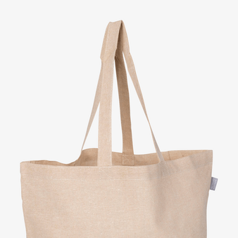 Shopper aus leichtem, recycelte Baumwollmix