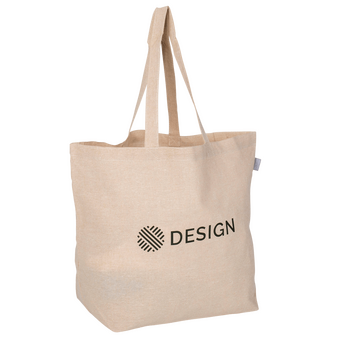 Shopper aus leichtem, recycelte Baumwollmix