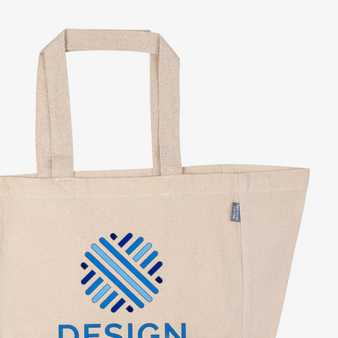 Shopper aus schwerem, recycelte Baumwollmix