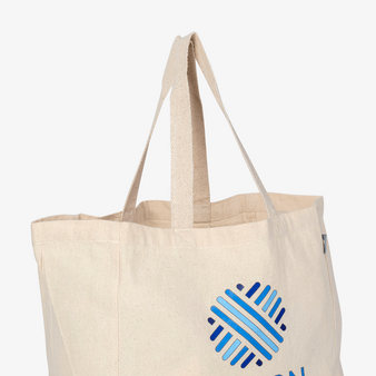 Shopper aus schwerem, recycelte Baumwollmix