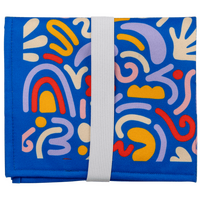 Sitzkissen aus RPET, faltbar, gefaltet