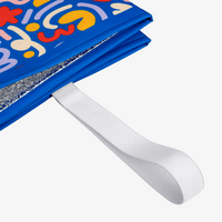 Sitzkissen aus RPET, faltbar, Schlaufe