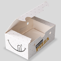 Snack Verpackung mit Lüftungslöchern (12 x 8 x 5 cm) einseitig bedruckt 4/0-farbig, geöffnet