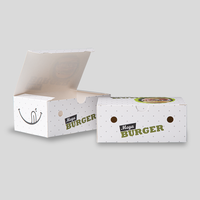 Snack Verpackung mit Lüftungslöchern (13,5 x 9 x 5,7 cm) einseitig bedruckt 4/0-farbig, Gruppe