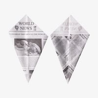 Spitztueten, farbig bedruckt, Motiv